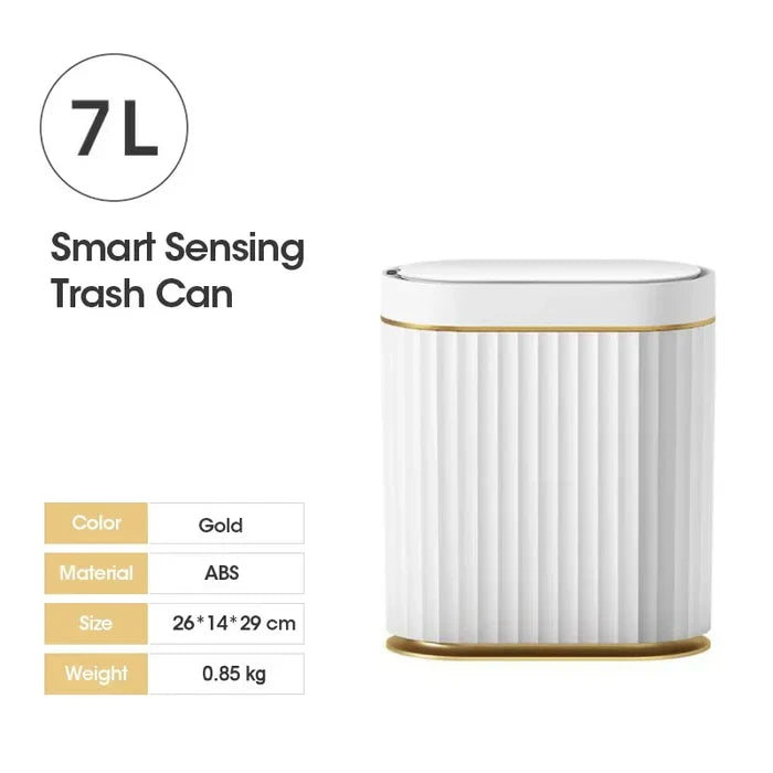 Lixeira Automática para Banheiro e Cozinha Sensor Inteligente 2.0