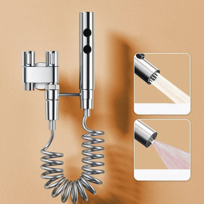 Kit Completo Ducha Higiênica Premium - Aumento de Pressão - Instalação Simplificada - 2 Modos de Saída