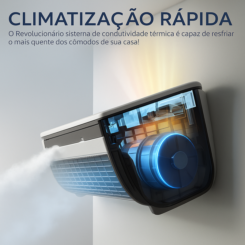 Ar Condicionado Portátil Split Ultra™ - Economia e Conforto para sua casa